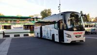 Eberhardt TRAVEL Bus an der MS Renoir