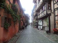 Fachwerkgasse in Riquewihr
