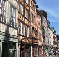 Fachwerkhäuser in Rouen
