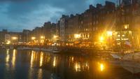 Nächtliches Auslaufen aus Honfleur