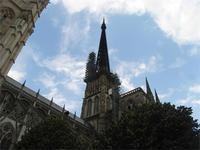 Seitliche Kathedrale von Rouen