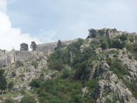 Kotor Festungsmauer