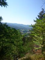 Mokra Gora - Sargan  8-Eisenbahn - Blick aus dem Zug