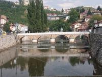 Sarajevo - Fluss Miljacka