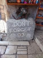 Mostar - Mahnstein aus dem letzten Balkan Krieg