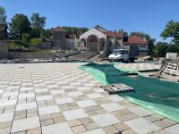 Überall im Kloster wird gebaut