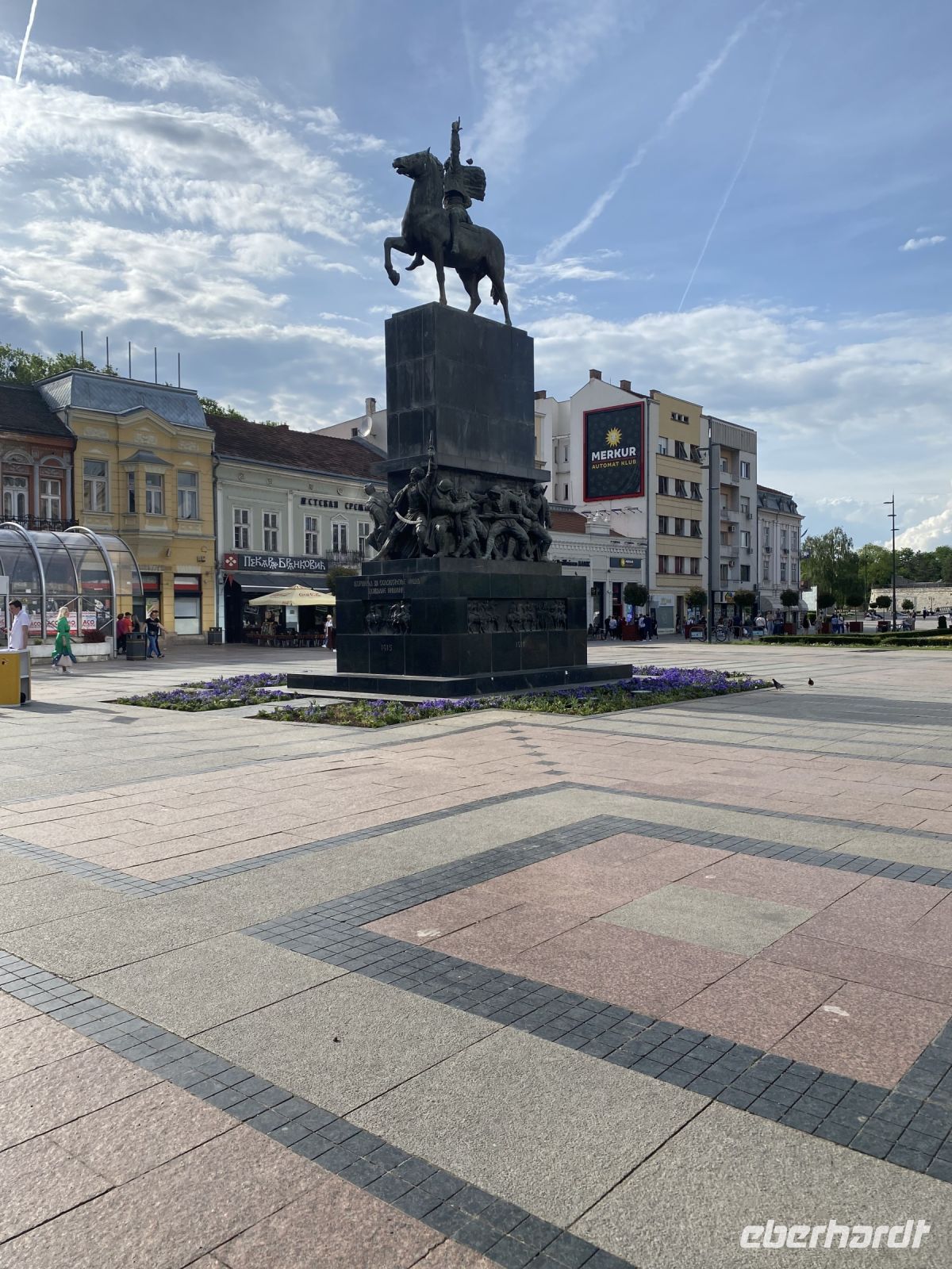 König Milan Platz in Nis