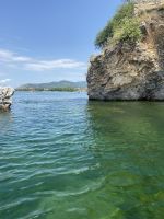 Das klare Wasser des Ohridsees