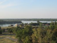 Zusammenfluss Donau und Save in Belgrad