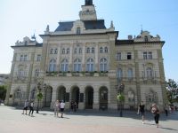 Rathaus in Novi Sad in Serbien