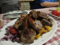 es gibt Fleisch, was sonst