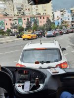 Verkehrschaos Tirana in Albanien