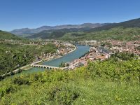 Tag 5 - Blick auf Višegrad vom Russenkreuz (2)