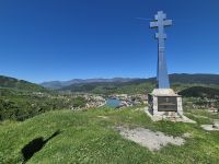 Tag 5 - Blick auf Višegrad vom Russenkreuz