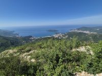 Tag 9 - Fotostopp - Blick auf Budva und die Adria