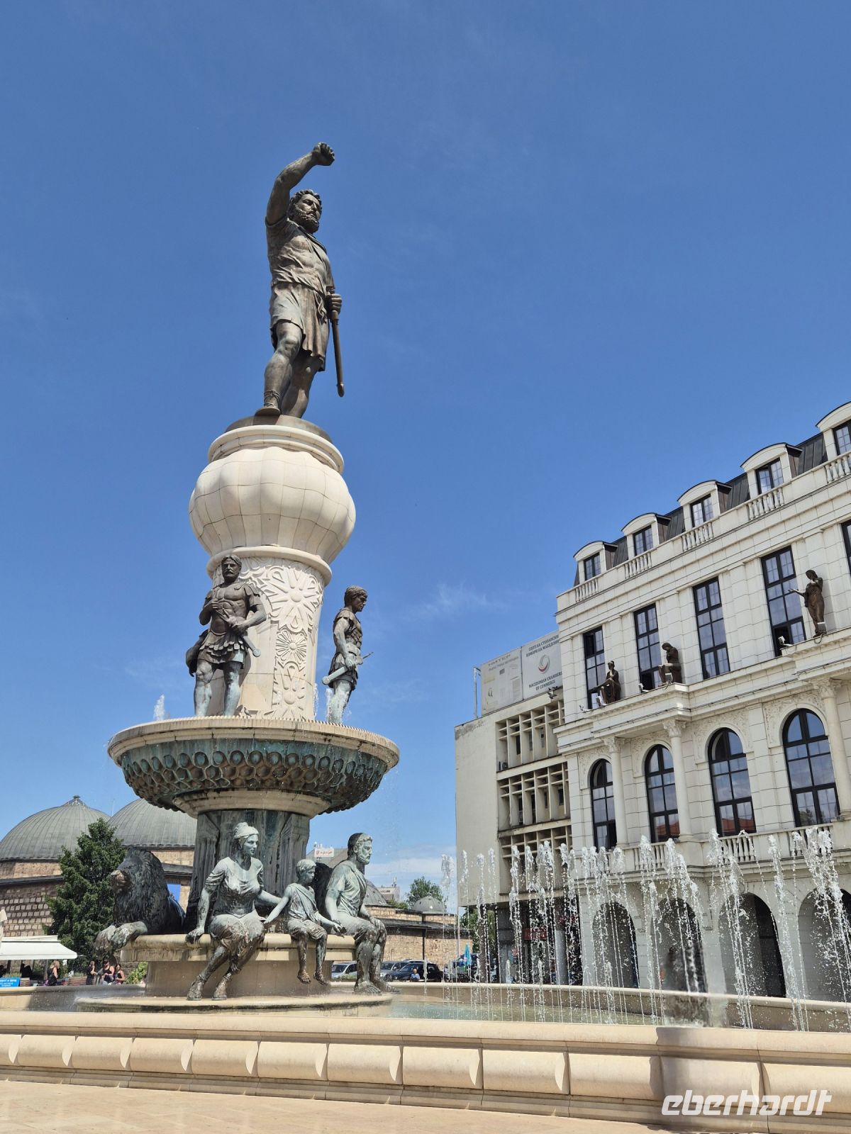 Tag 12 - Skopje - Stadtführung - Eindrücke (22) - Philipp II Vater von Alexander dem Grossen