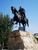 Skandeberg Statue in Tirana