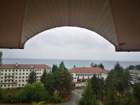 in Ohrid - Blick aus dem Fenster 