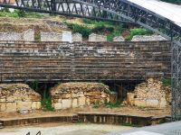 Teil des Amfiteathers in Ohrid