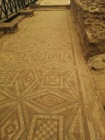 Ein Teil des Mosaikes in Meriana