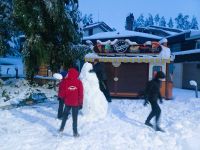 Schneemannbau Anfang Oktober...