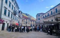 Kotor, munteres Leben am Hauptplatz