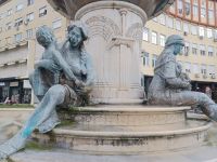 Skopje, Denkmal der Mutter Alexanders des Großen