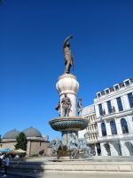 Philipp-Statue in Skopje &ndash; &copy; Wolfgang Eckert (Eberhardt TRAVEL)