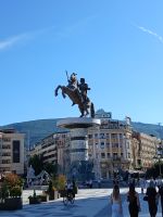 Alexander der Große - Statue in Skopje &ndash; &copy; Wolfgang Eckert (Eberhardt TRAVEL)