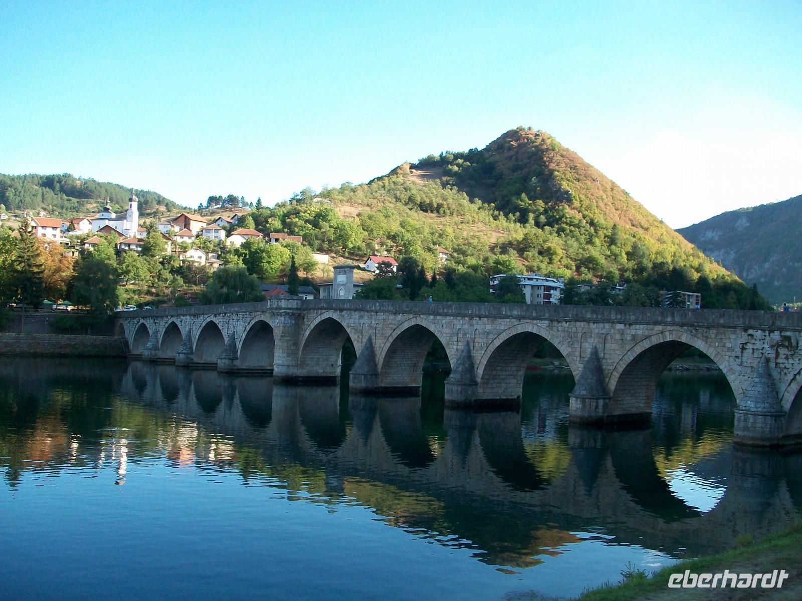 Visegrad, die Brücke über die Drina