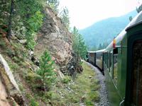 Fahrt mit der Sargan- Bahn