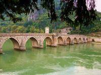 Visegrad, die Brücke über die Drina