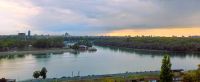 Blick auf Donau und Save