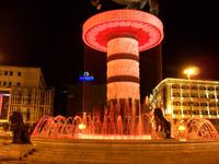 Skopje am Abend