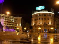 Skopje am Abend
