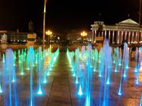 Skopje am Abend