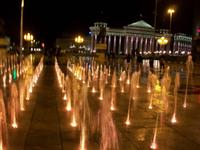 Skopje am Abend