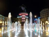 Skopje am Abend