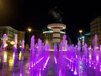 Skopje am Abend