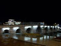 Skopje am Abend