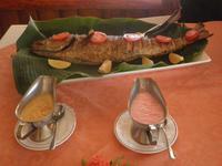 Mittagessen im Britannia Hotel auf Praslin