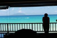 Blick vom Coral Strand Hotel