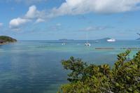 Blick von der Insel Curieuse