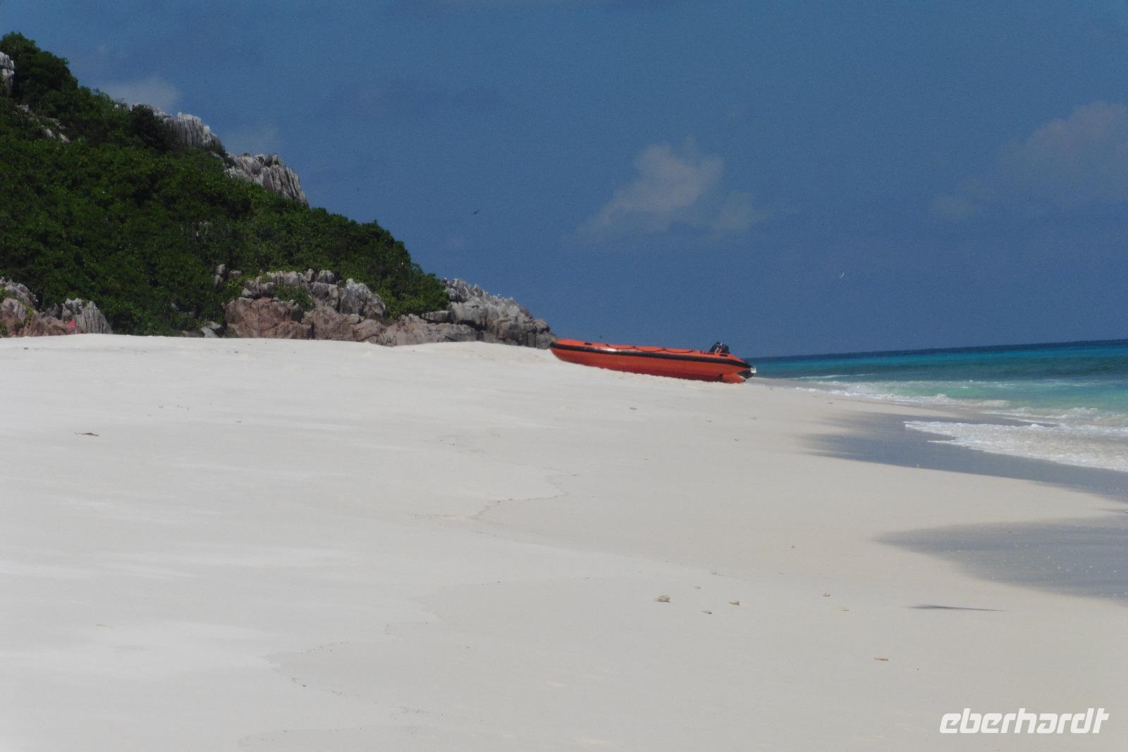 Anlanden auf der Insel Aride