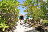 Baden auf Grand Sister Island