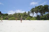 Baden auf Grand Sister Island