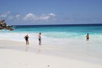 Baden auf Grand Sister Island