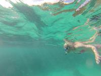 Schnorcheln am Strand vom Hotel 