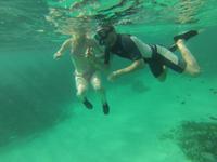 Schnorcheln am Strand vom Hotel 