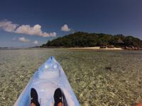 Kayaktour am Strand vom Hotel 